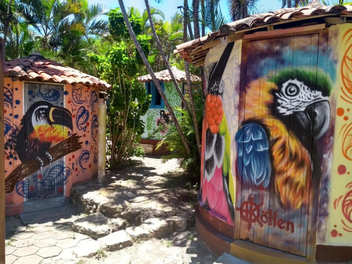 Aldeia Das Flores - Hostel E Camping Jacumã Eksteriør billede